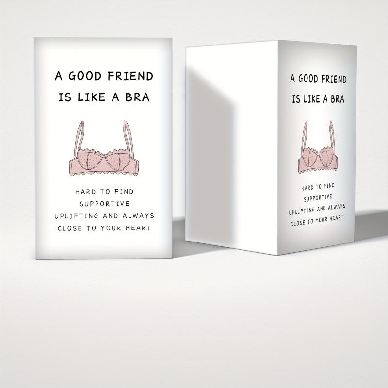 BBF Sister Female Birthday Card Friendship Card Bridesmaid Card Thank You Card