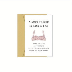 BBF Sister Female Birthday Card Friendship Card Bridesmaid Card Thank You Card