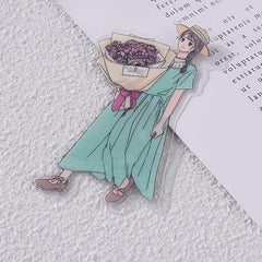 30sheets Girl Stickers DIY Scrapbooking Craft Washi Tape