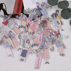30sheets Girl Stickers DIY Scrapbooking Craft Washi Tape