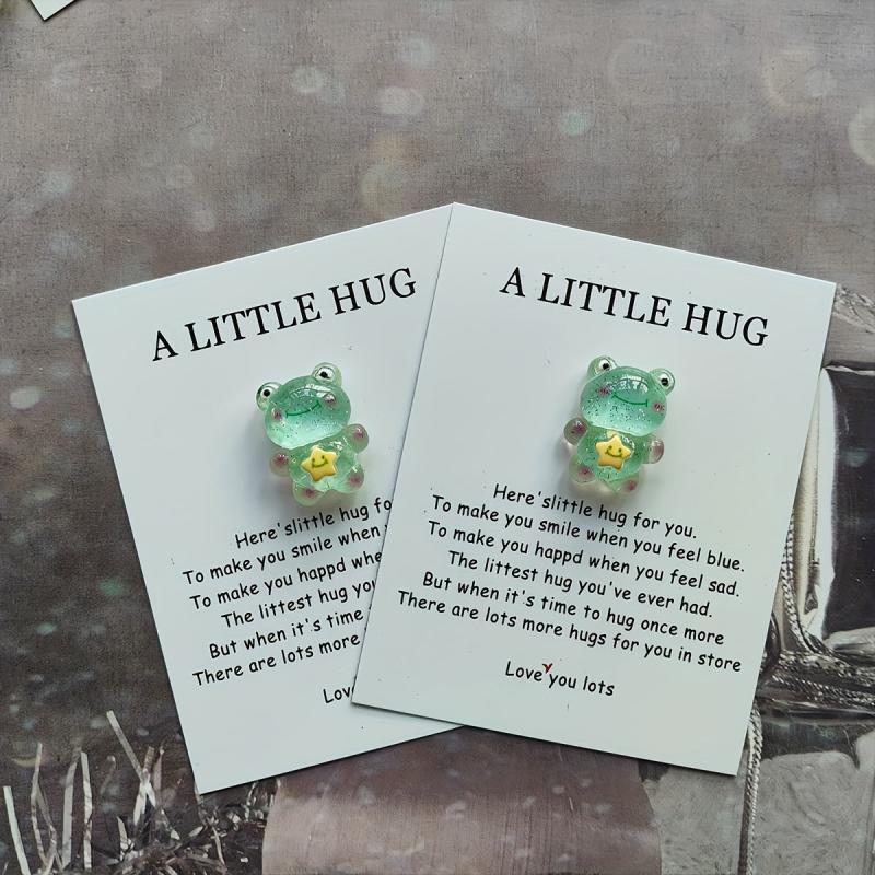 Smiling Frog Greeting Card with Encouragement
