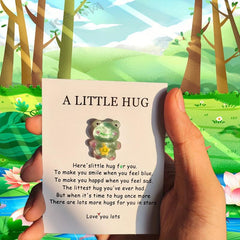 Smiling Frog Greeting Card with Encouragement