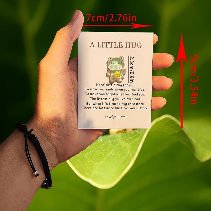 Smiling Frog Greeting Card with Encouragement