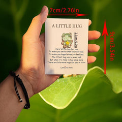 Smiling Frog Greeting Card with Encouragement
