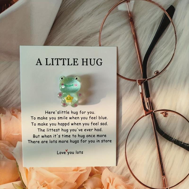 Smiling Frog Greeting Card with Encouragement