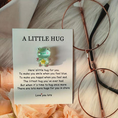 Smiling Frog Greeting Card with Encouragement