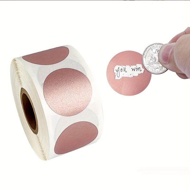 300pcs Round Scratch Off Stickers for DIY Games Raffle Ticket