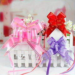 10pcs Small Wedding Cigarette Candy Boxes Flowers Ribbons Gift Packaging