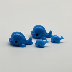 1pc Pocket Hug Get Whale Soon Card Resin Whale Keepsake Token