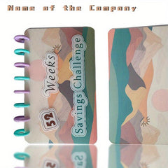 52-Week Savings Challenge Binder: School Supplies Notebook