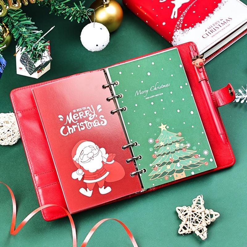 Christmas Notebook Holiday Gift Set With Pen & Card