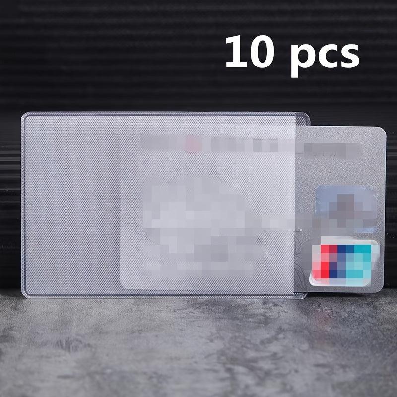 Waterproof Medical Insurance Card Holder Protective Cover, Clear PVC Soft Cover