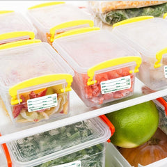 250pcs Food Storage Labels Removable Freezer Labels For Containers