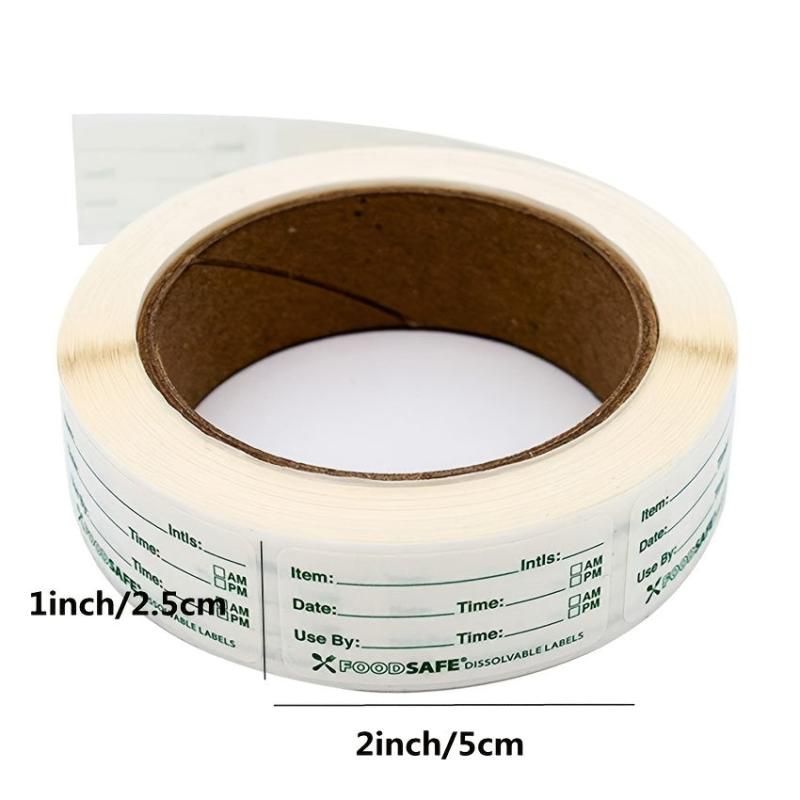 250pcs Food Storage Labels Removable Freezer Labels For Containers