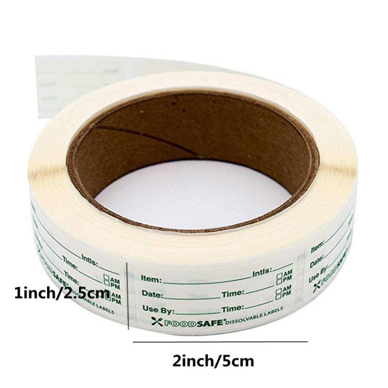 250pcs Food Storage Labels Removable Freezer Labels For Containers
