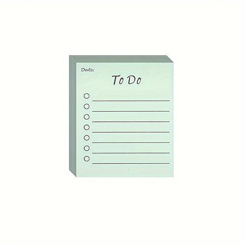 1pc Multicolor Sticky Notes Work Memo Pad Planner Time Management
