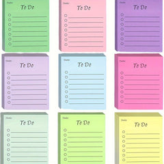 1pc Multicolor Sticky Notes Work Memo Pad Planner Time Management