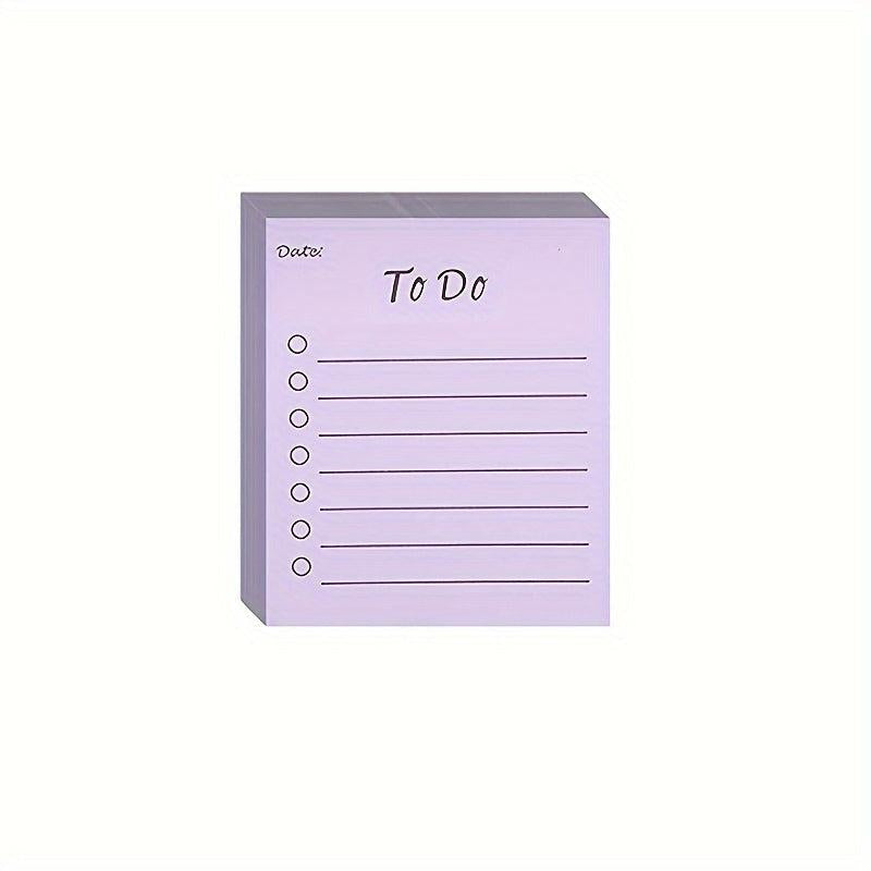 1pc Multicolor Sticky Notes Work Memo Pad Planner Time Management