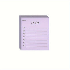 1pc Multicolor Sticky Notes Work Memo Pad Planner Time Management