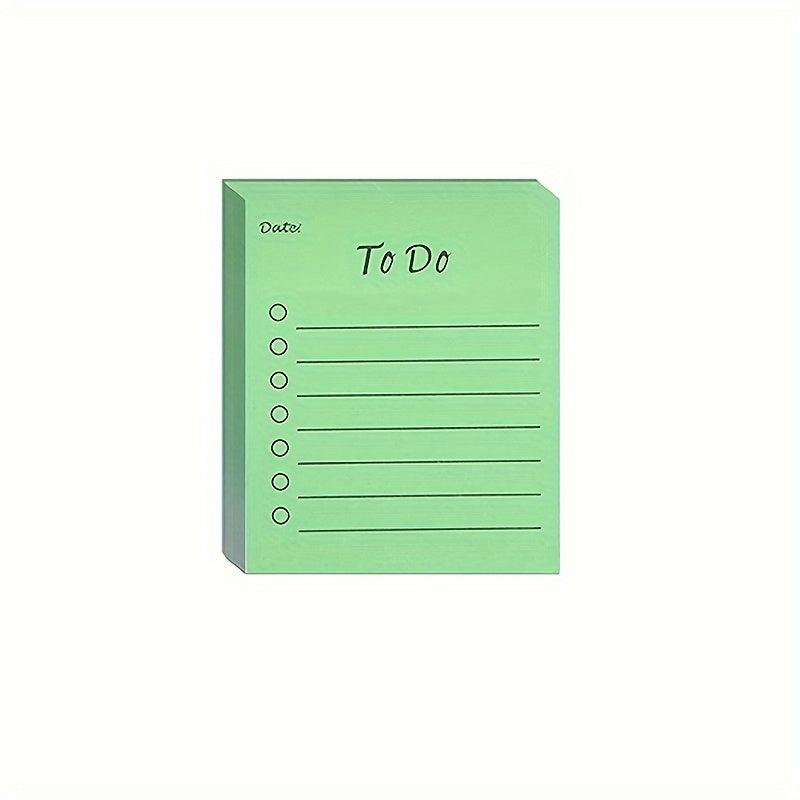 1pc Multicolor Sticky Notes Work Memo Pad Planner Time Management