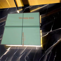 Golden Edged Jelly Film Flower Packaging Paper - 10pcs