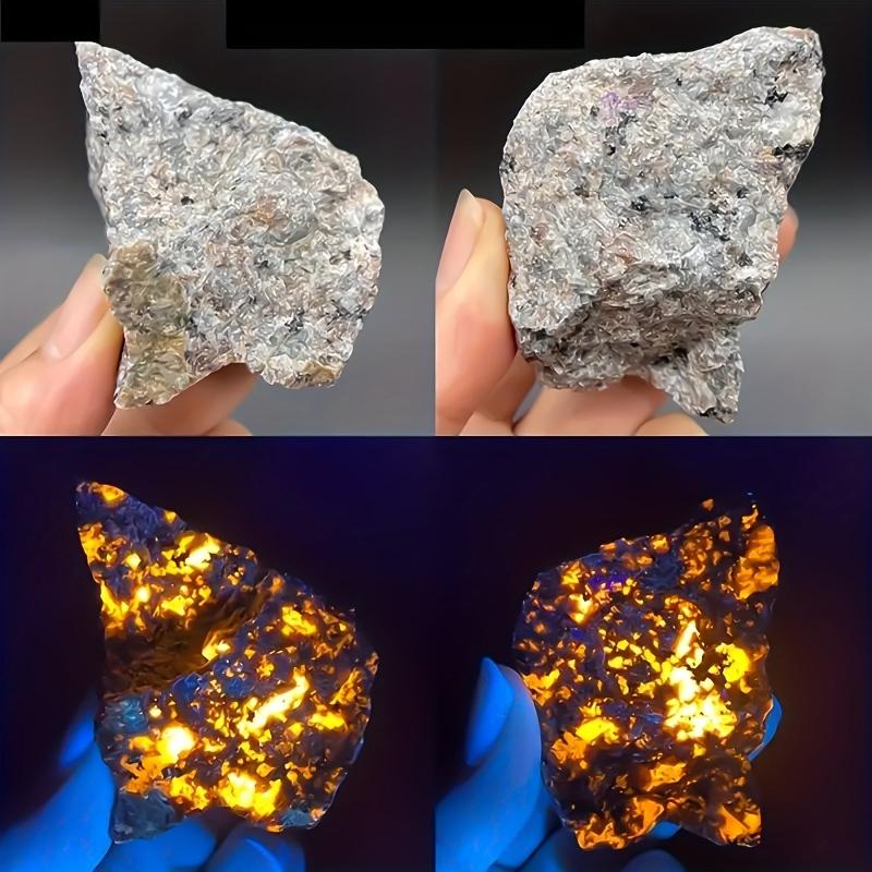 Natural Flame Stone Fluorescent Soda Raw Stone Mineral Specimens