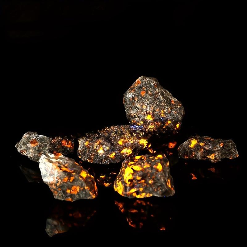 Natural Flame Stone Fluorescent Soda Raw Stone Mineral Specimens