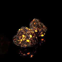 Natural Flame Stone Fluorescent Soda Raw Stone Mineral Specimens