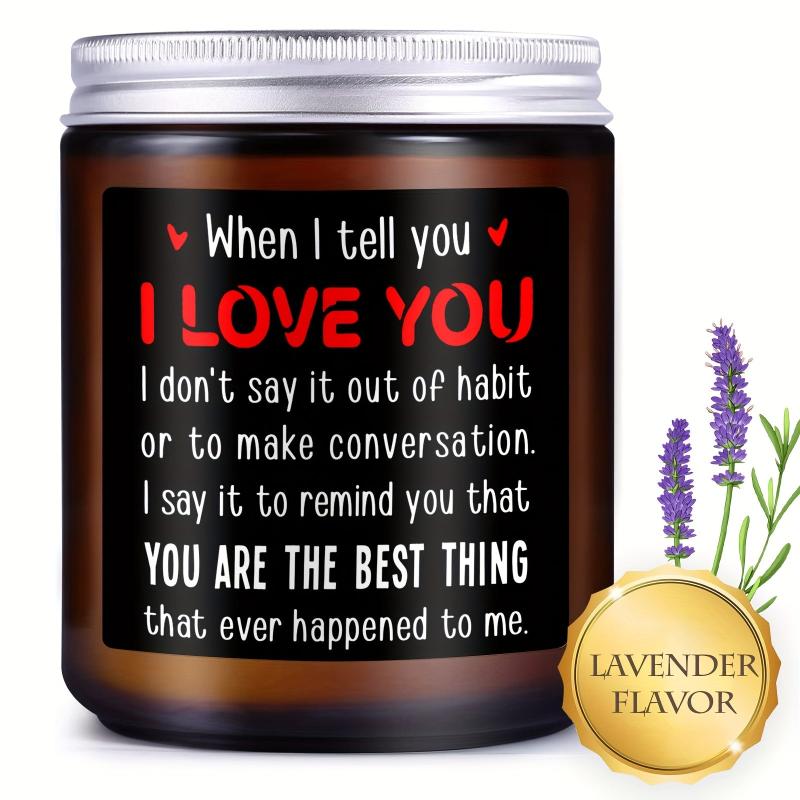 Scented Aromatherapy Glass Jar Candles for Anniversary Wedding Romantic Gift