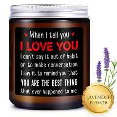 Scented Aromatherapy Glass Jar Candles for Anniversary Wedding Romantic Gift