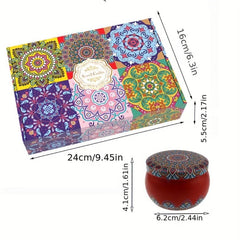 6 Pcs Scented Candles Gift Sets For Women - Home & Aromatherapy Candles - 2.5oz