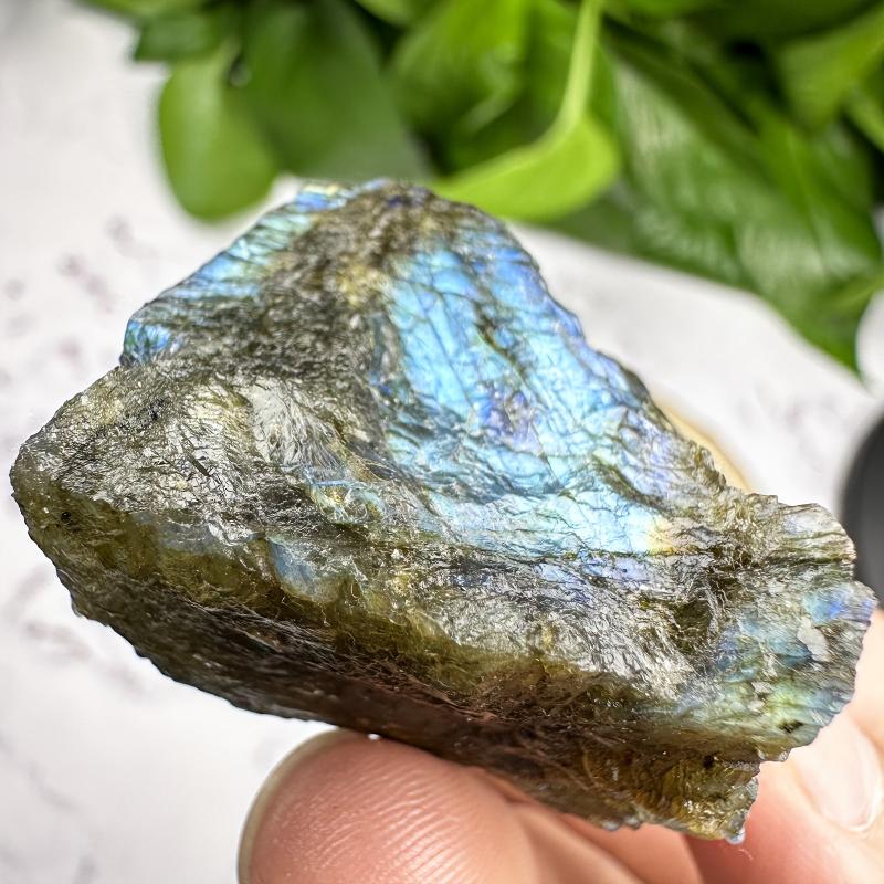Labradorite Rough Stone 5pcs for Jewelry Making & Home Decor