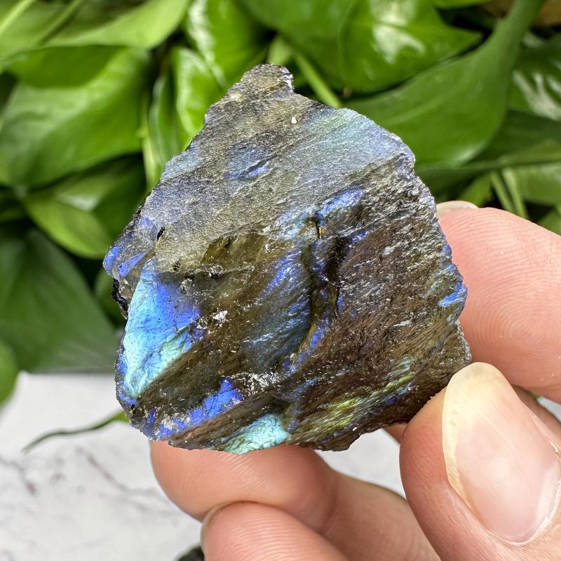 Labradorite Rough Stone 5pcs for Jewelry Making & Home Decor