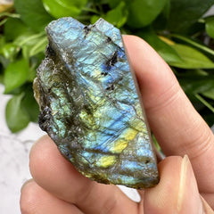 Labradorite Rough Stone 5pcs for Jewelry Making & Home Decor