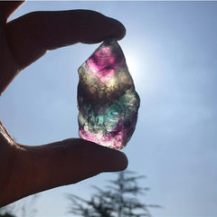 Natural Green Fluorite Raw Crystal for Tumbling Polishing Reiki