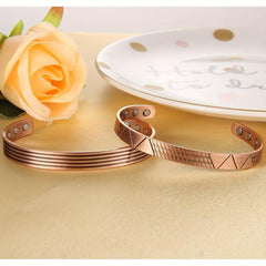 Copper Magnetic Bracelet 99.99% Pure Copper Cuff Bangle