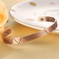 Copper Magnetic Bracelet 99.99% Pure Copper Cuff Bangle