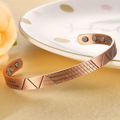 Copper Magnetic Bracelet 99.99% Pure Copper Cuff Bangle