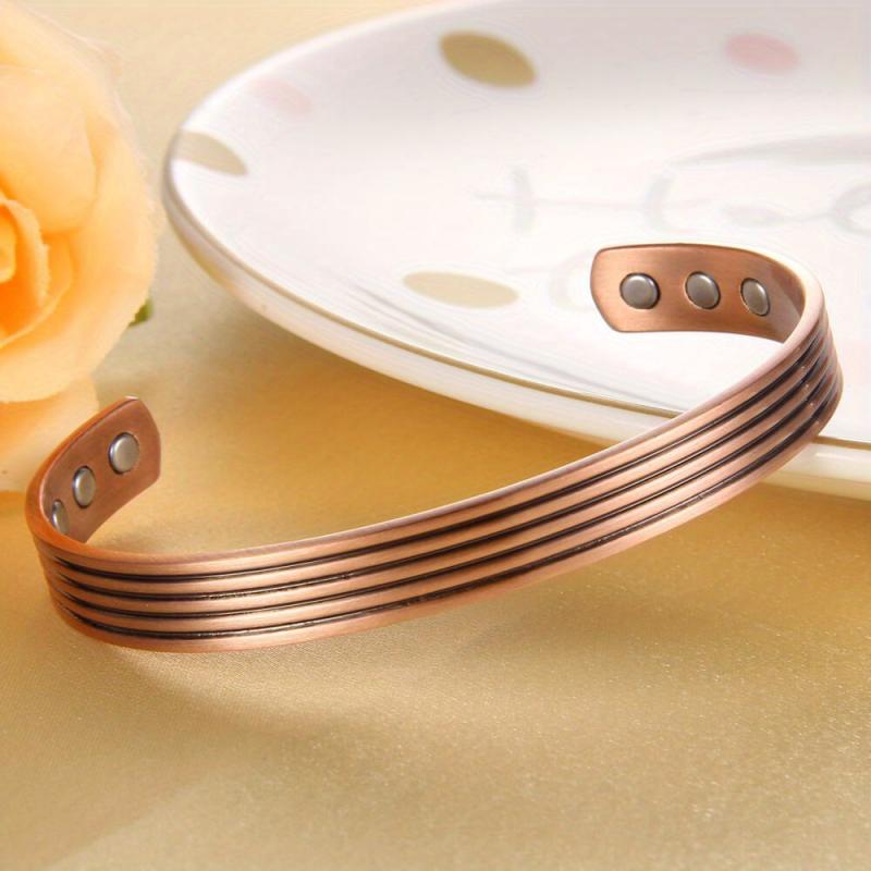 Copper Magnetic Bracelet 99.99% Pure Copper Cuff Bangle
