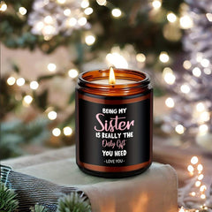 1pc Scented Candle Funny Sister Gift Ideas