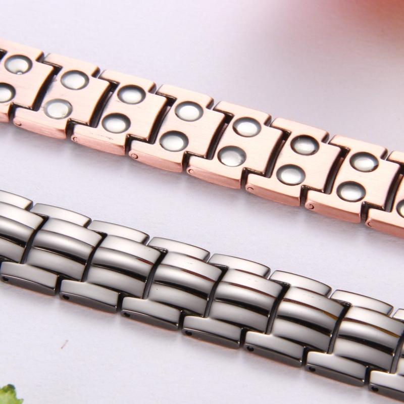 Men's Copper Magnetic Bracelet 3500 Gauss Magnet Jewelry