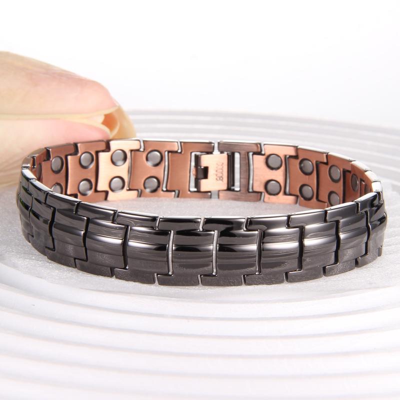 Men's Copper Magnetic Bracelet 3500 Gauss Magnet Jewelry