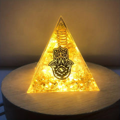Natural Crystal Orgone Pyramid Energy Generator