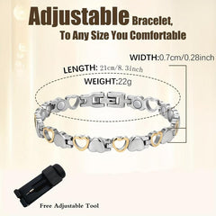 Magnetic Bracelet For Women Titanium Steel Joint Pain Relief