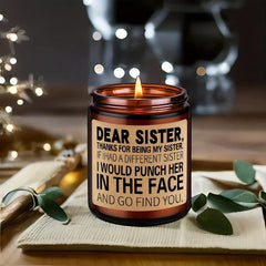 Lavender Candle - Ideal Gift for Sisters, Family and Friends - Home Decor