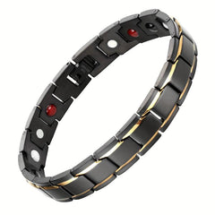 Magnetic Bracelet Titanium Steel Magnet Stone Couple Bracelet