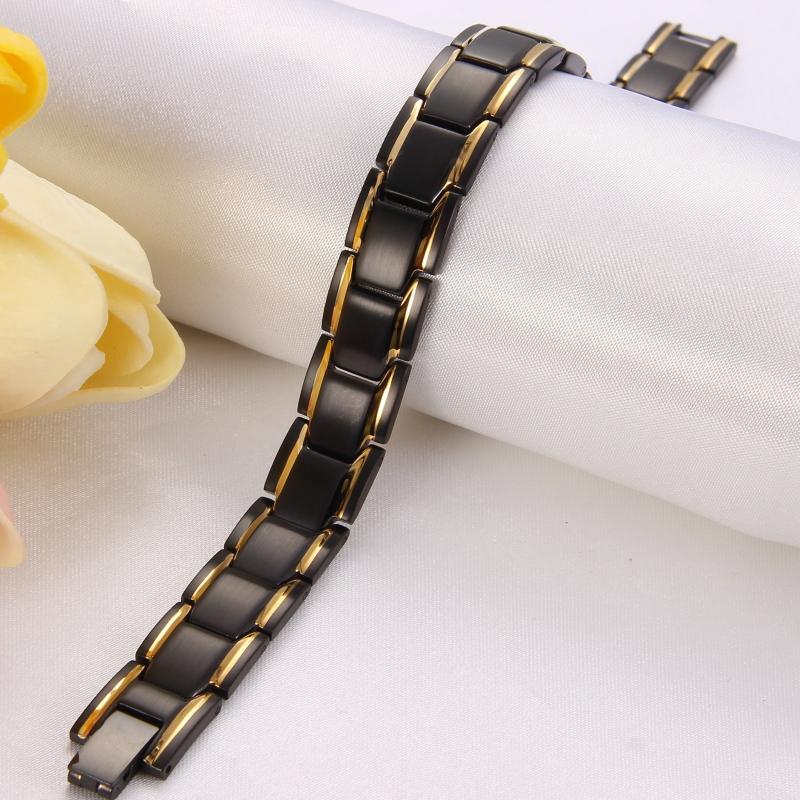 Magnetic Bracelet Titanium Steel Magnet Stone Couple Bracelet