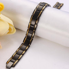 Magnetic Bracelet Titanium Steel Magnet Stone Couple Bracelet