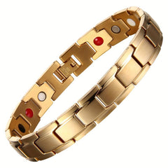 Magnetic Bracelet Titanium Steel Magnet Stone Couple Bracelet