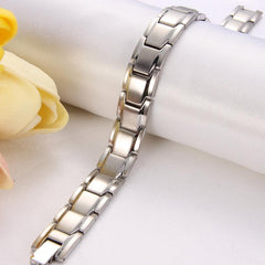 Men's Titanium Steel Magnetic Bracelet Adjustable Length
